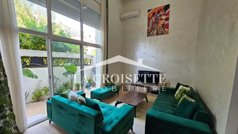 Luxury Furnished Duplex with Garden in La Marsa MDL0188