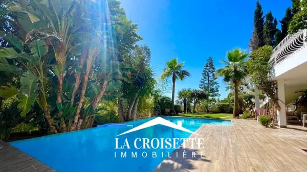 Ground Floor S3 with Garden and Pool for Rent in Gammarth - MRCL0291