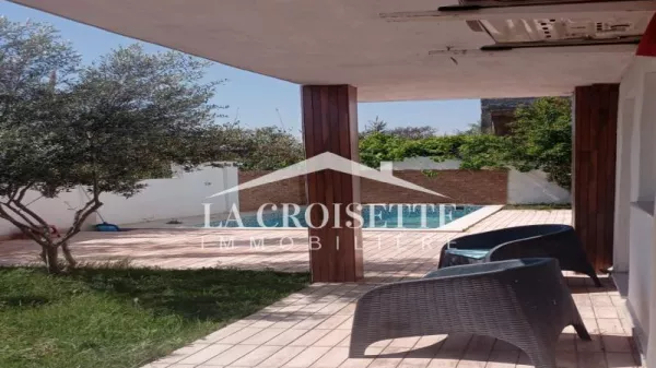 Luxurious Ground Floor Villa for Rent in Gammarth