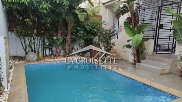 Luxury Duplex with Pool for Rent in La Soukra - ZDL0360