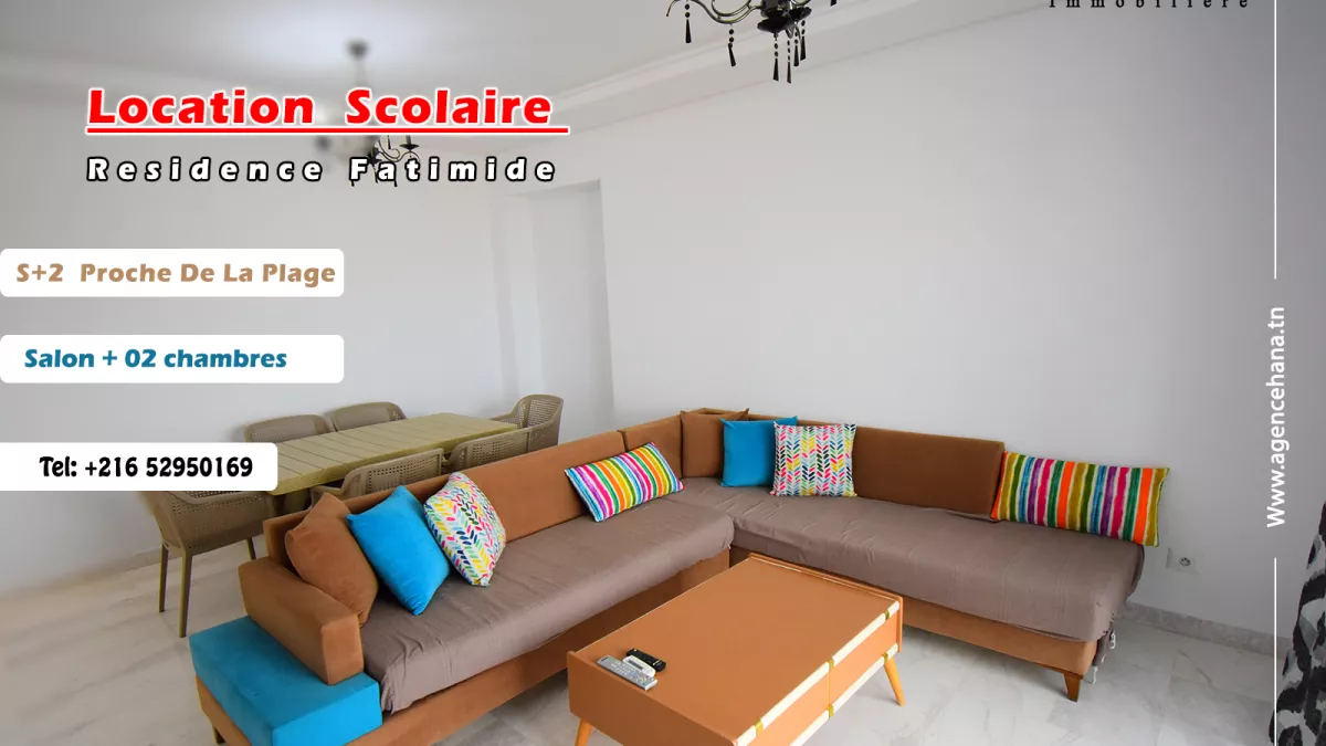 Luxury S+2 Apartment in Fatimides, Mahdia - Ideal for Academic Year