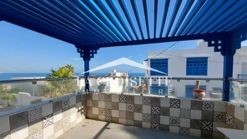 شقة مفروشة S+2 بمنظر بحر في مرسى MAL2002