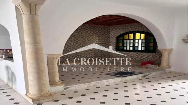 Independent S+2 Floor Villa for Rent in La Marsa Beach ZEL0574