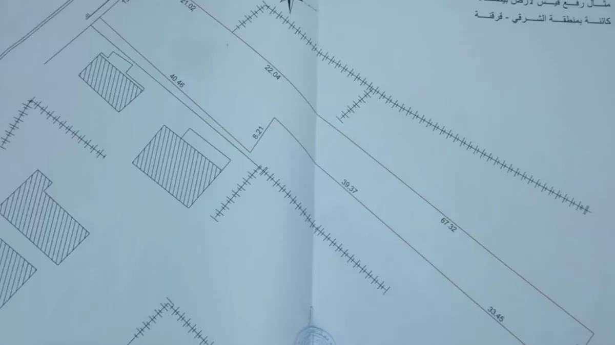 قطعة أرض فاخرة للبيع في قرقنة (شرقي - بونومة)