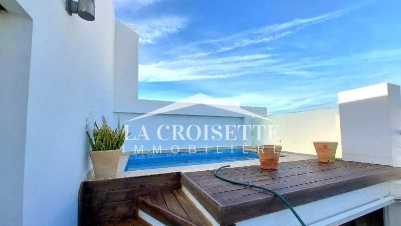 Luxuriöses, möbliertes Triplex mit Pool in Gammarth - ZTRL0106