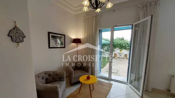 Furnished S+3 Apartment with Garden in Gammarth ZAL3898
