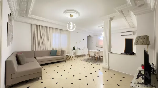 Furnished S+2 Villa Floor in Nabeul