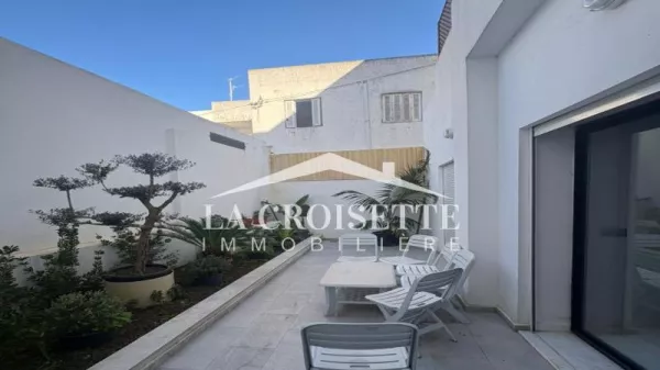 Furnished S2 Apartment with Terrace in La Marsa - MAL2105