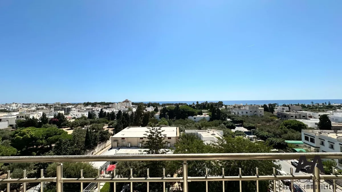 Furnished S+2 Apartment with Sea View and Parking – Nabeul