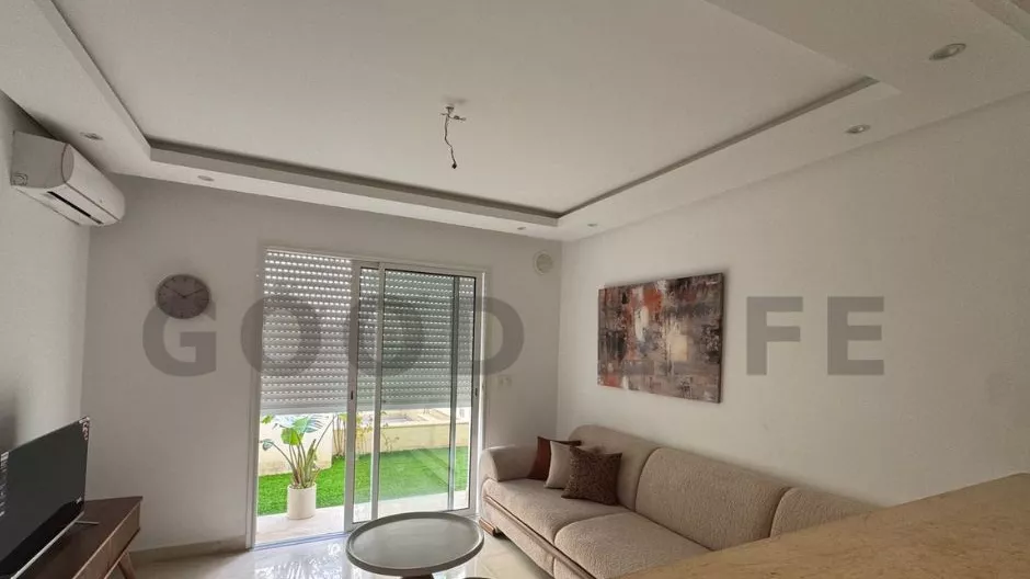 Furnished S+1 Apartment for Rent with Garden in La Soukra