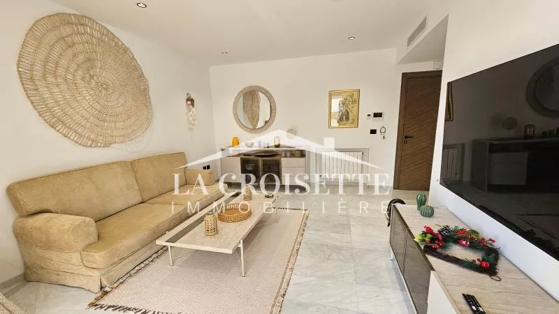 Furnished S+2 Apartment in Jardins de Carthage - ZAL2138