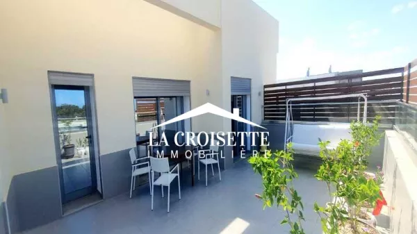 Luxury Furnished Penthouse S+3 with Terrace in Gammarth - MAL1176