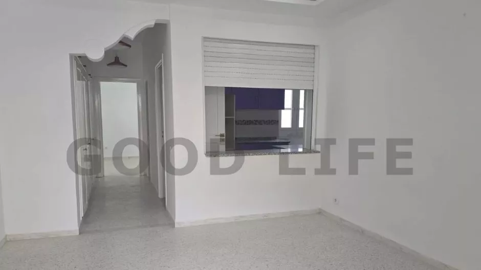 شقة S+1 بالطابق الأرضي للكراء في منطقة سيدي داوود الصناعية، المرسى