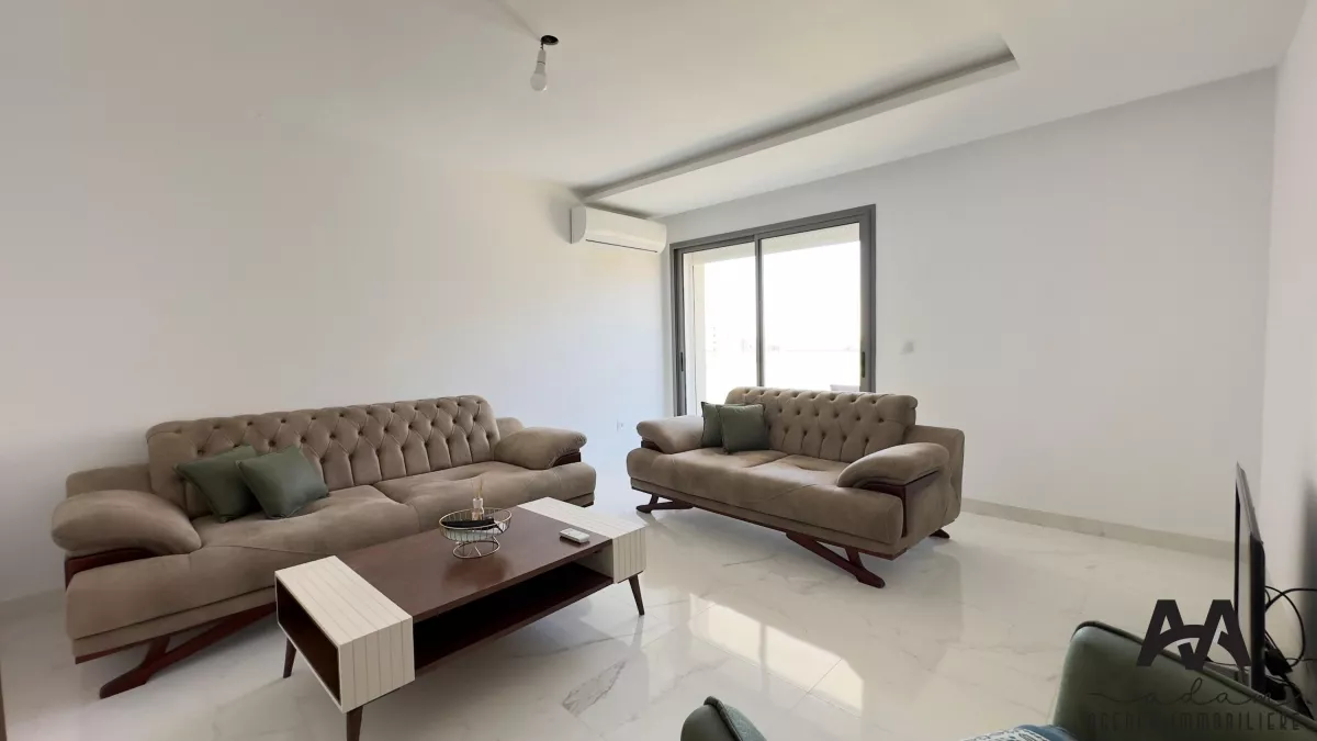 شقة مفروشة غرفتين + صالة بموقف سيارات مجاني في إف إتش مزرڨة، نابل