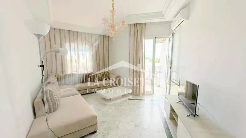 شقة S+2 مفروشة MAL4470 للكراء في العاصمة الصغيرة – المرسى