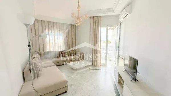 شقة S+2 مفروشة MAL4470 للكراء في العاصمة الصغيرة – المرسى