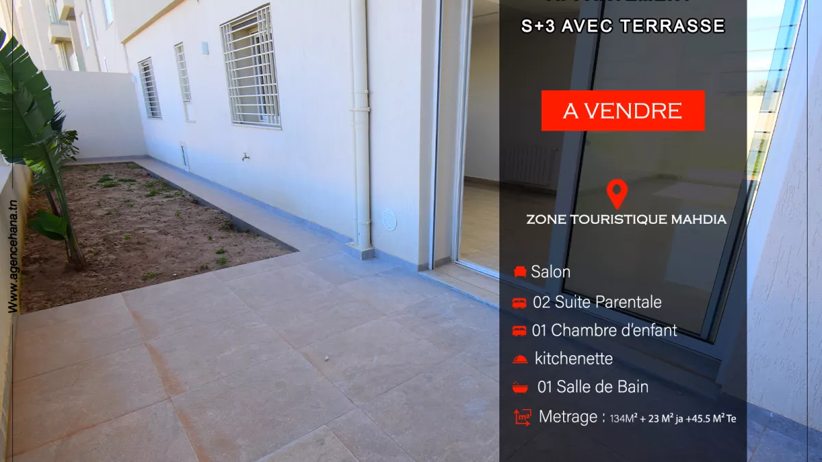 Luxury Apartment for Sale with Pool in Mahdia