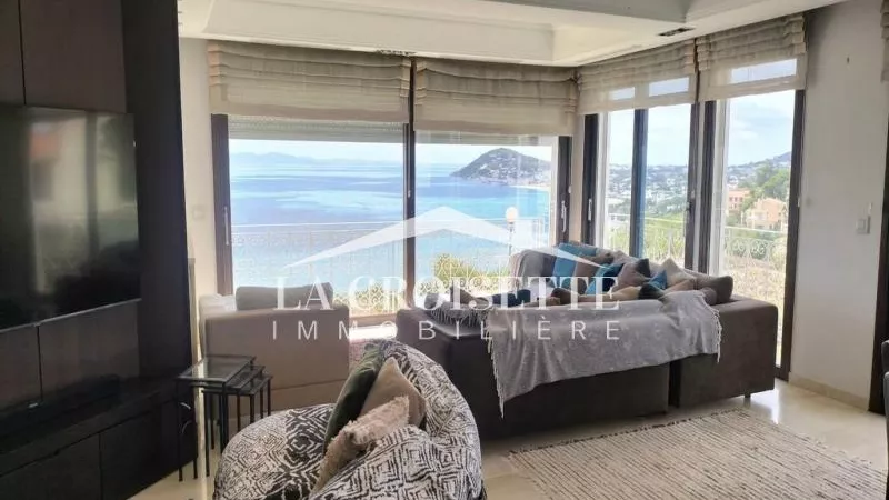 Luxury Furnished Apartment with Sea View in Gammarth - MAL2300