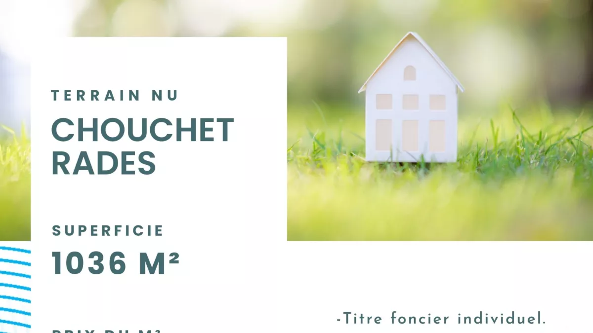 For Sale: 1036m² Plot of Land in Chouchet Rades, Bordering a Forest