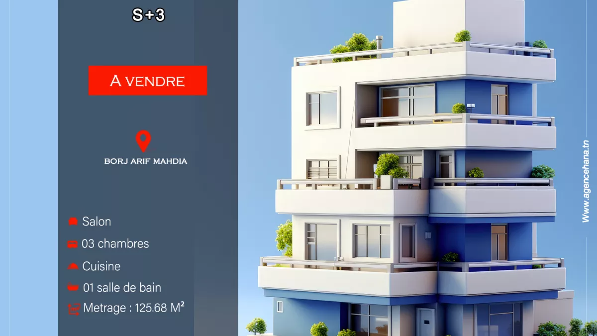Luxury S+3 Apartments for Sale in Mahdia, Tunisia