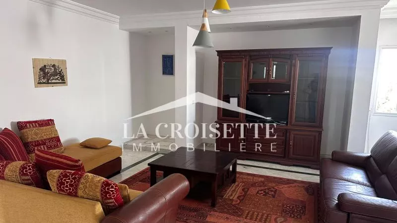Furnished S+3 Apartment with Terrace in La Marsa - MAL2367
