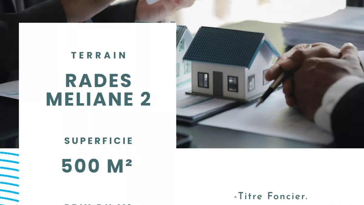 For Sale: Stunning 500 m² Plot in Radès Meliane 2