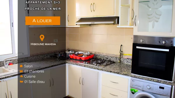 Apartment for Rent in Mahdia, Ideal for Students and Families