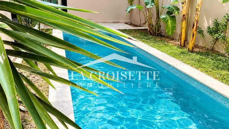 Furnished S+3 Villa with Pool in Gammarth - MVL0041