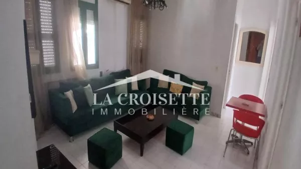 Charming Furnished S+2 Apartment for Rent at Lac1, Tunis